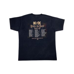 ACDC Rock Or Bust Tour Černé Tričko