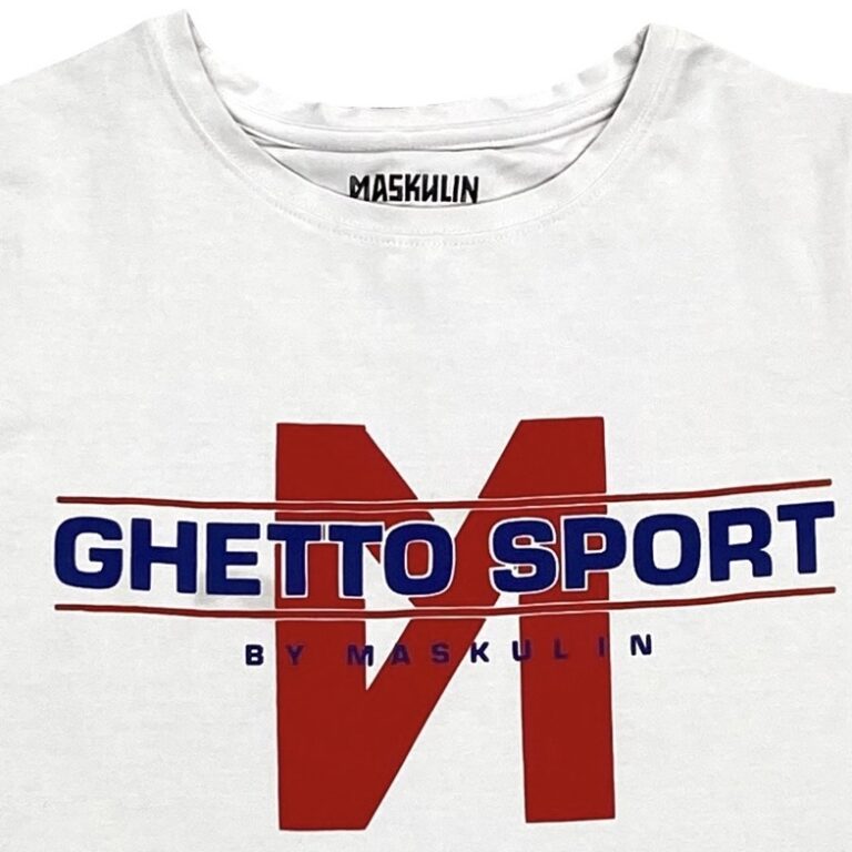 Maskulin Ghetto Sport dámské bílé tričko
