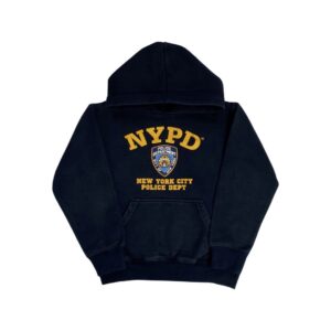 NYPD tmavě modrá mikina s kapucí