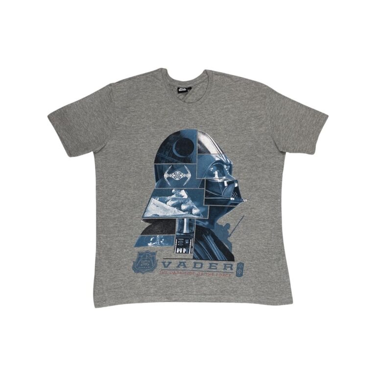 Star Wars Darth Vader Šedé Tričko – XL