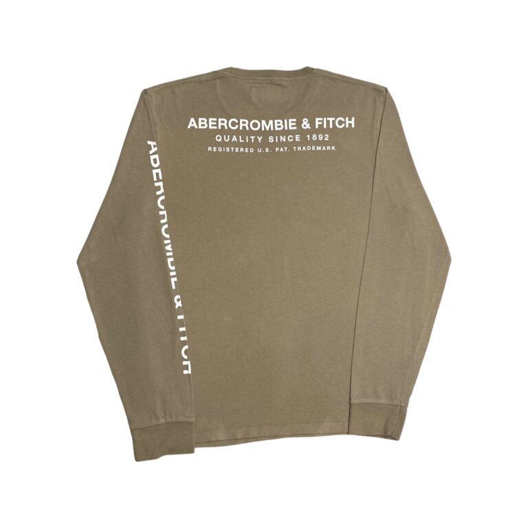 Abercrombie & Fitch Hnědé Tričko s Dlouhým Rukávem