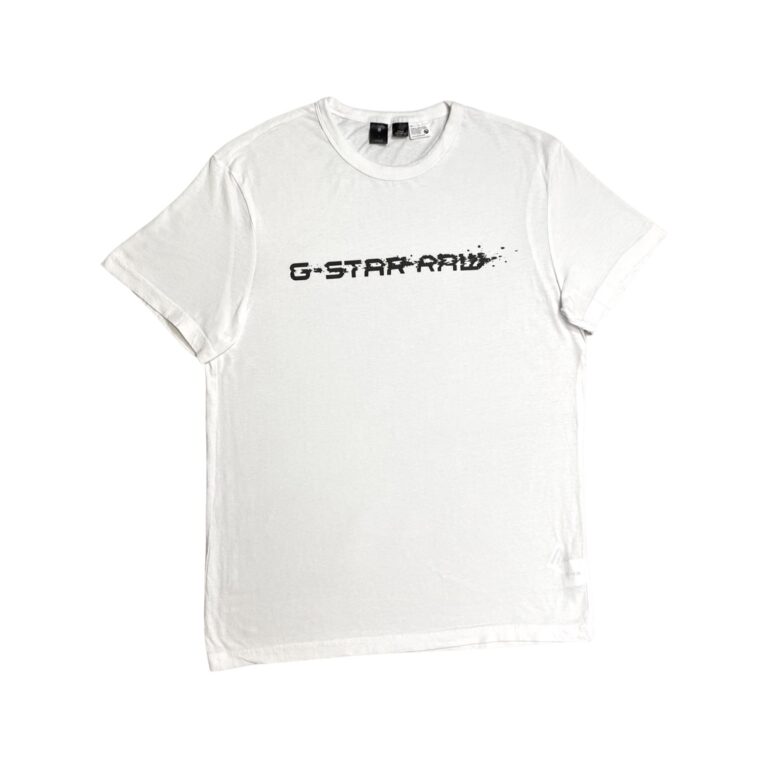 G-Star Bílé Polo Tričko – L/XL