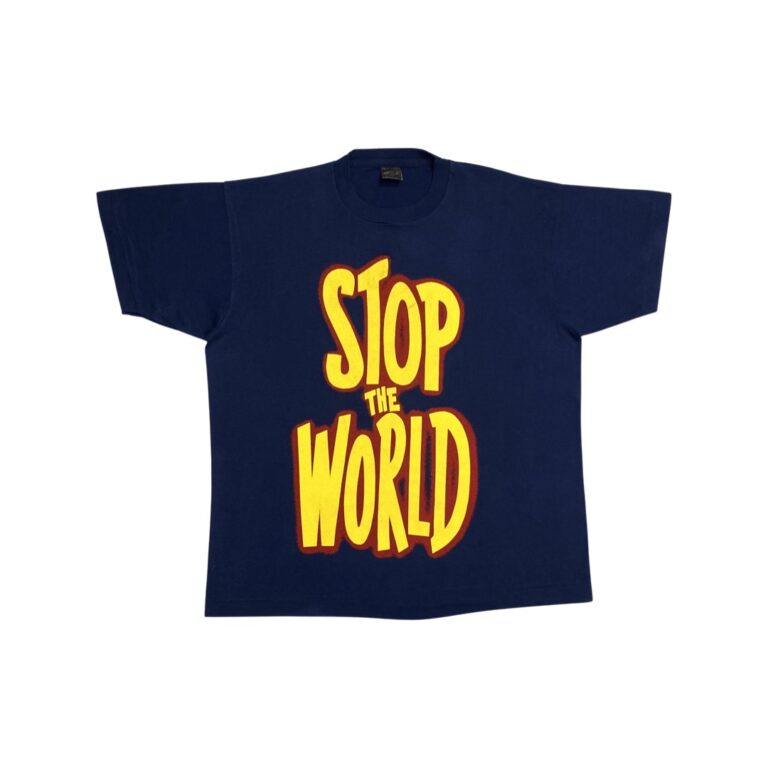 Stop The World Modré Tričko – XL