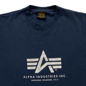 Alpha Industries Tmavě Modré Tričko