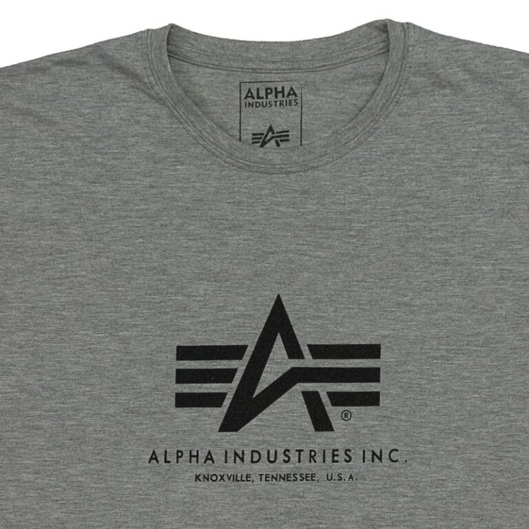 Alpha Industries Šedé Tričko