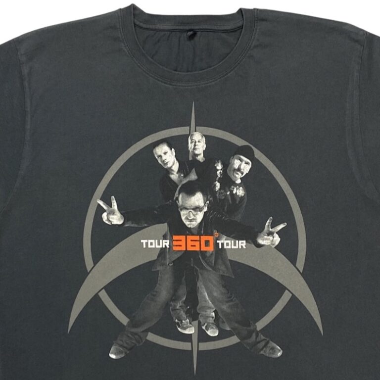 U2 Tour 360 Šedé Tričko