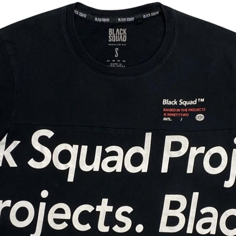 Black Squad Černé Tričko