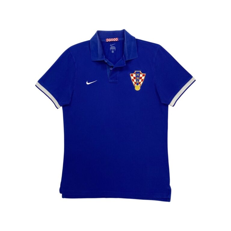 Nike Chorvatsko Modré Polo Tričko – M