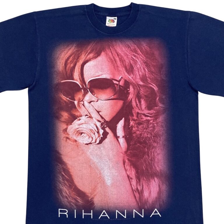 Rihanna Tour Tmavě Modré Tričko