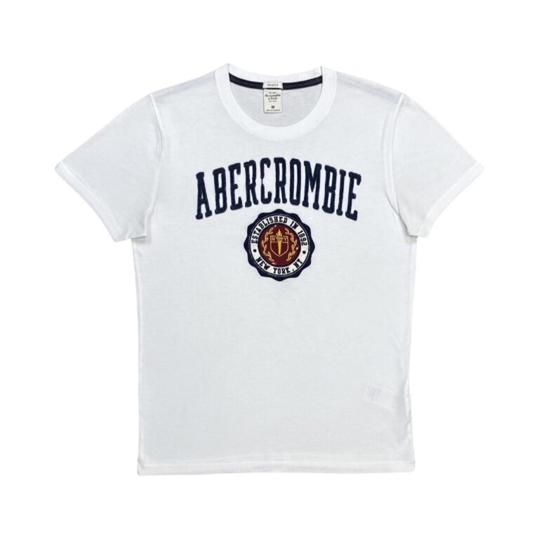 Abercrombie & Fitch Bílé Tričko – M