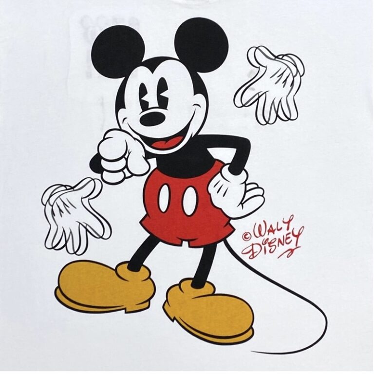 Disney Mickey Mouse Bílé Tričko
