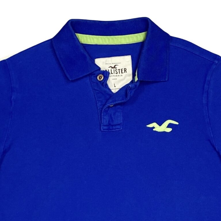Hollister Modré Polo Tričko