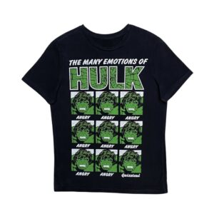 Marvel Hulk Černé Tričko