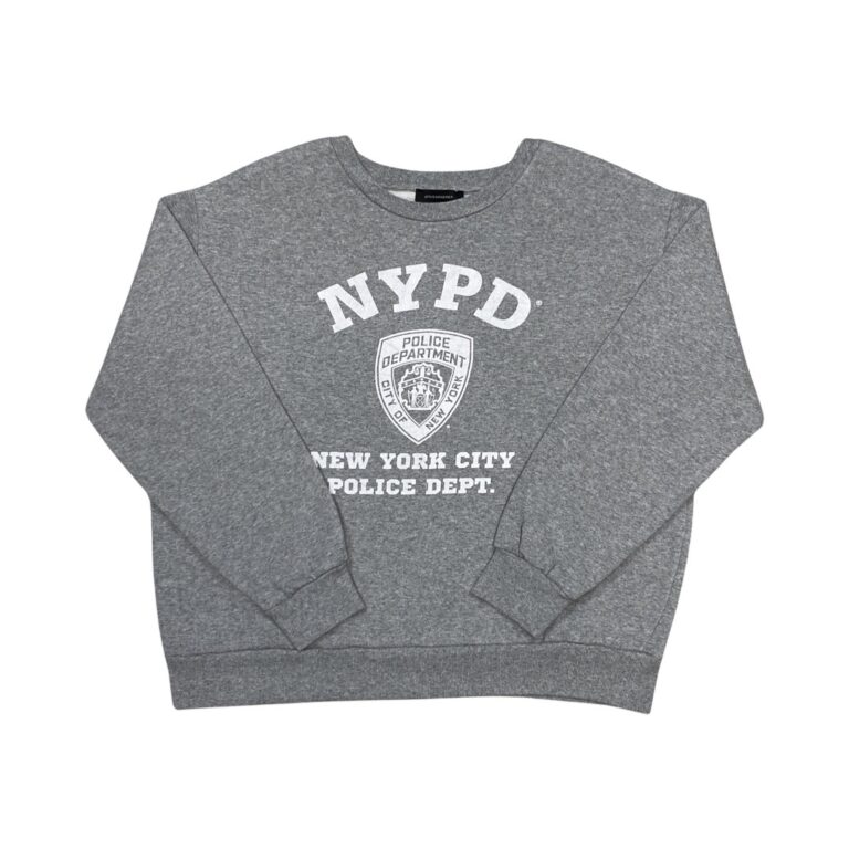 NYPD Šedý Crewneck – 2XL/3XL (16-18)