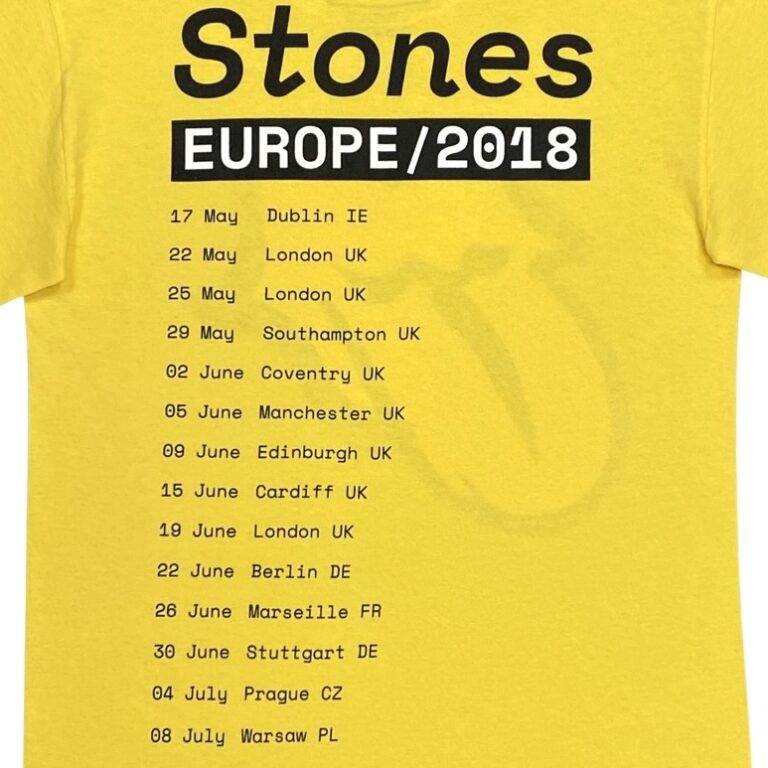 The Rolling Stones Žluté Tričko
