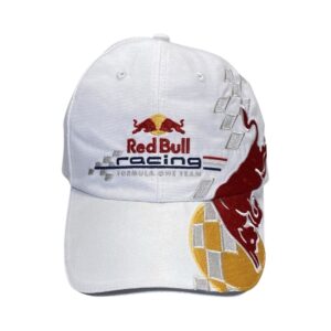 Red Bull Racing Bílá Závodní Kšiltovka
