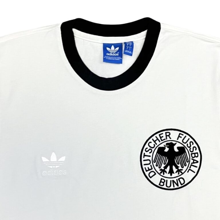Adidas Německo Fotbal Bílé Tričko