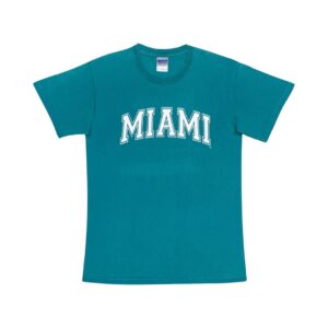 Gildan Miami Modro Zelené Tričko