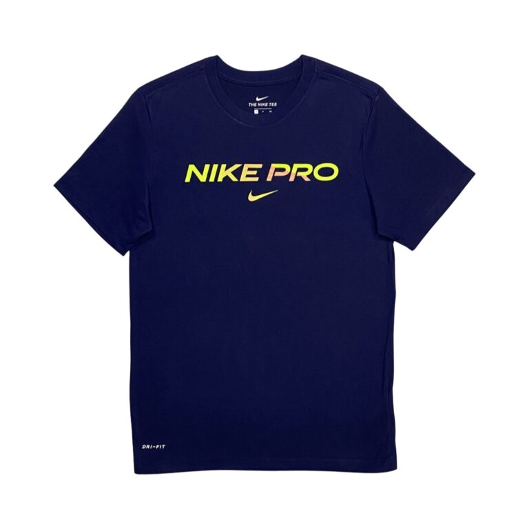 Nike PRO Tmavě Modré Sportovní Tričko – S/M