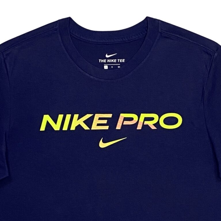 Nike PRO Tmavě Modré Sportovní Tričko