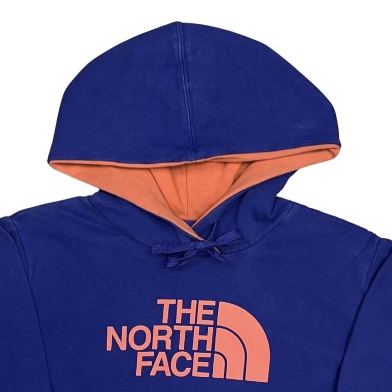 The North Face Modrá Oranžová Mikina s Kapucí