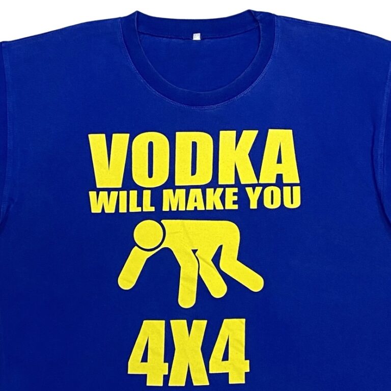 Vodka 4x4 Modré Tričko